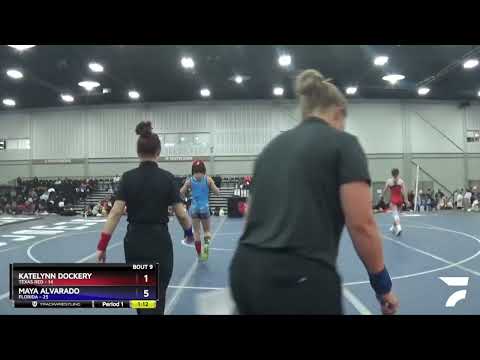 101 Lbs Round 3 (8 Team) - Katelynn Dockery, Texas Red Vs Maya Alvarado, Florida C0a2