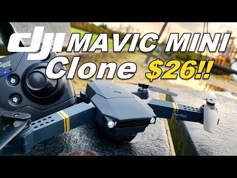 DJI Mavic Mini Clone Eachine E58 Drone Review Wiith Antenna Range Upgrade and WIFI MOD