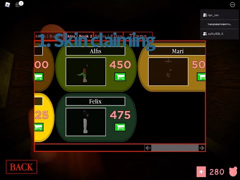Bloxy skin in piggy showcase jumpscare and claiming