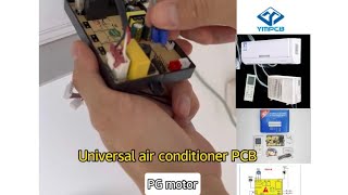 How to install universal air conditioner PCB control board？PG motor  @ympcbmanufacturer276