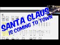 Santa Claus is coming to town (Michael Bublé) adapted for Guitar with TAB