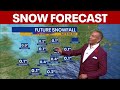 NYC weather forecast: Snow chance late Friday night