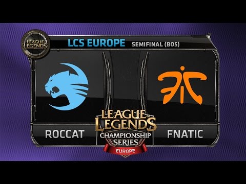 ROCCAT vs FNATIC - LCS EU 2014 Playoffs.G1. ESL.TV Polska