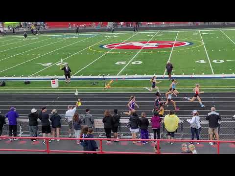 2021 OHSAA D1 Regional Austintown Fitch Girls 100m Prelim Heat 1