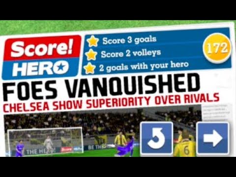 Score Hero Level 172 (3 Stars) Walkthrough - Chelsea FC vs Borussia Dortmund
