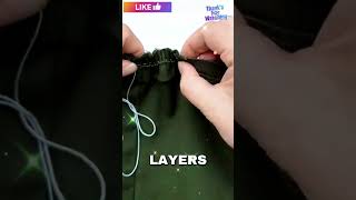 Too Long Pants? Here's the Easiest DIY Hemming Trick. #sewingtips #stylemistakes #lifehacktips