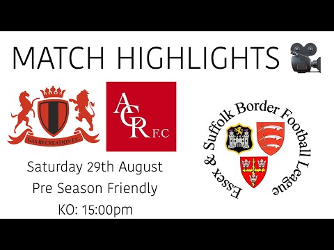 MATCH HIGHLIGHTS 🎥| Gas Recreation Reserves 1-5 Alresford Colne Rangers Reserves - PRE SEASON