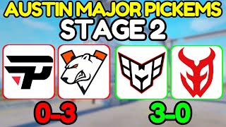 DIAMOND Austin Major STAGE 2 PICKEMS (CS2 BLAST Major Predictions)