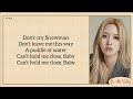 TWICE - Mina 'Snowman' (Sia Cover) [Easy Lyrics]