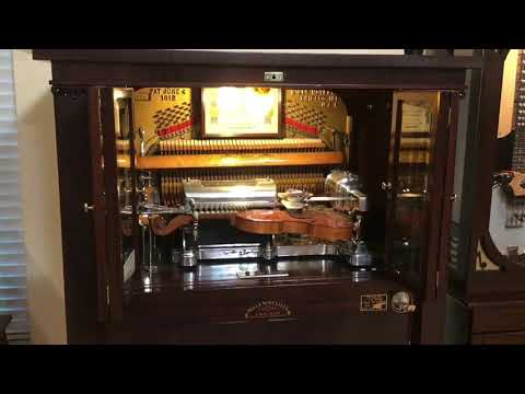 I’m Yours     (Composed by Mraz)     (played on violin and piano, 100 year old robot instruments!)