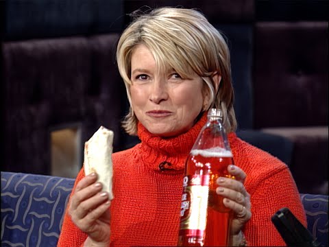 Martha Stewart Drinks a 40 with a Taco Bell Burrito | Late Night with Conan O’Brien