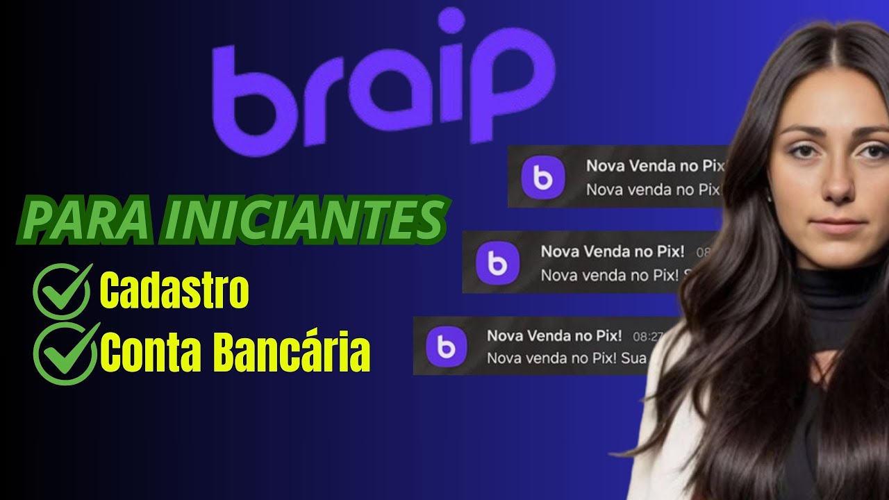 BRAIP PARA INCIANTES: Como se cadastrar? | Como cadastrar conta Bancária na Braip | Passo a passo
