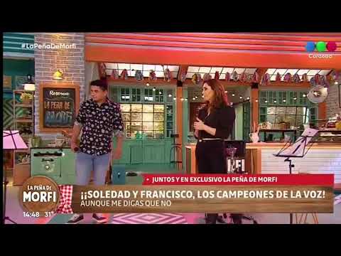 Francisco Benitez y Soledad | Aunque me digas que no (en vivo Morfi Telefe)