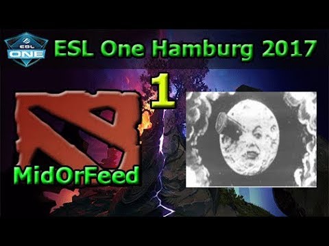 KheZu + w33 + Saksa New Team MidOrFeed vs Rocket Scientist Game 1 | Rd of 12 | ESL One Hamburg 2017