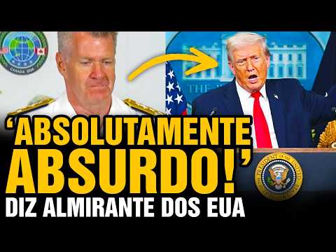 Trump insiste no 51º estado. Então perguntaram ao chefe militar se ele ATACARIA O CANADÁ 😳🇨🇦