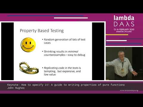 John Hughes - Keynote: How to specify it! (...) - Lambda Days 2020
