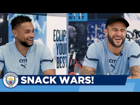 BRITISH SWEETS v AMERICAN CANDY! | Man City's Kyle Walker & Zack Steffen react to food!