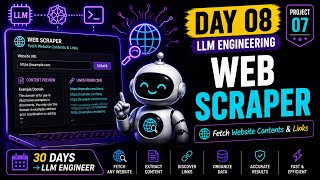 Extract Text and Links from Any Site | How to Fetch Website Contents | Web Scraper AI Project