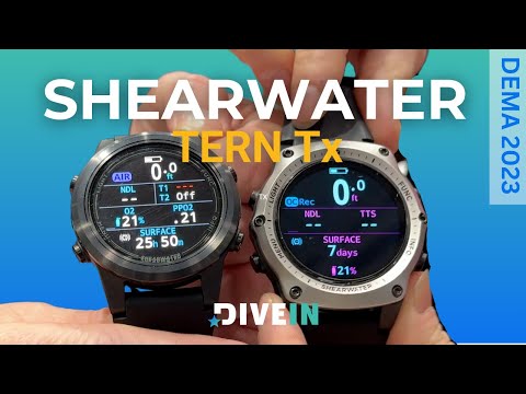 SHEARWATER booth tour, DEMA 2023 - scuba diving