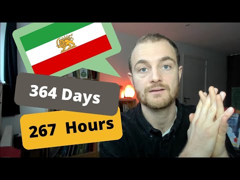 ME LEARNED PERSIAN in 2022 - RESULTS of 267 hours [UNEDITED]