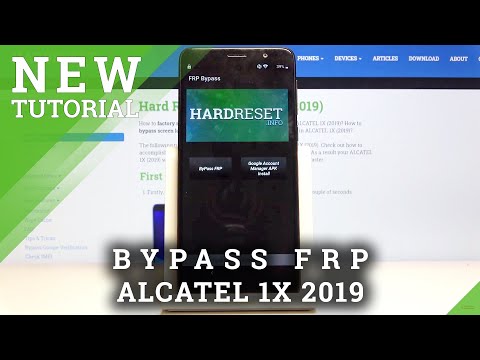 How to Skip FRP in ALCATEL 1X 2019 – Bypass Google Verification