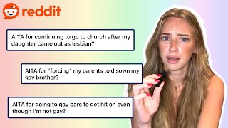 reading lgbtq AITA reddit confessions!