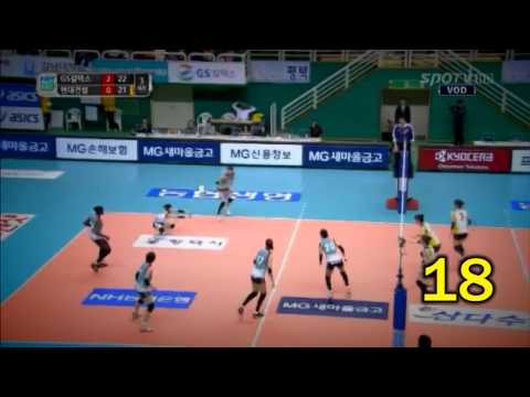 Yeliz Başa, Hyundai Hillstate   GS Caltex, Yeliz Başa 34 Points