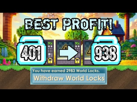 BEST PROFIT in Growtopia! How to GET RICH FAST in 2026! (EASY DLS)