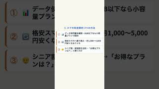 68 スマホの料金節約術