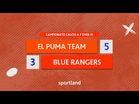 HIGHLIGHTS • Campionato Calcio a 7 Over 35 - El Puma Team vs Blue Rangers