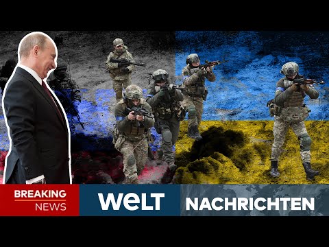 PUTINS KRIEG: Dauerbeschuss im Donbass - Russische Raketen treffen West-UKRAINE | WELT Newsstream