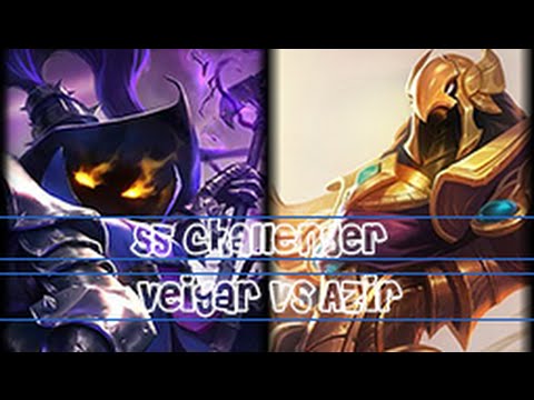 Bjergsen as Veigar vs Azir Mid S5 Preseason Ranked Challenger Highlights #8
