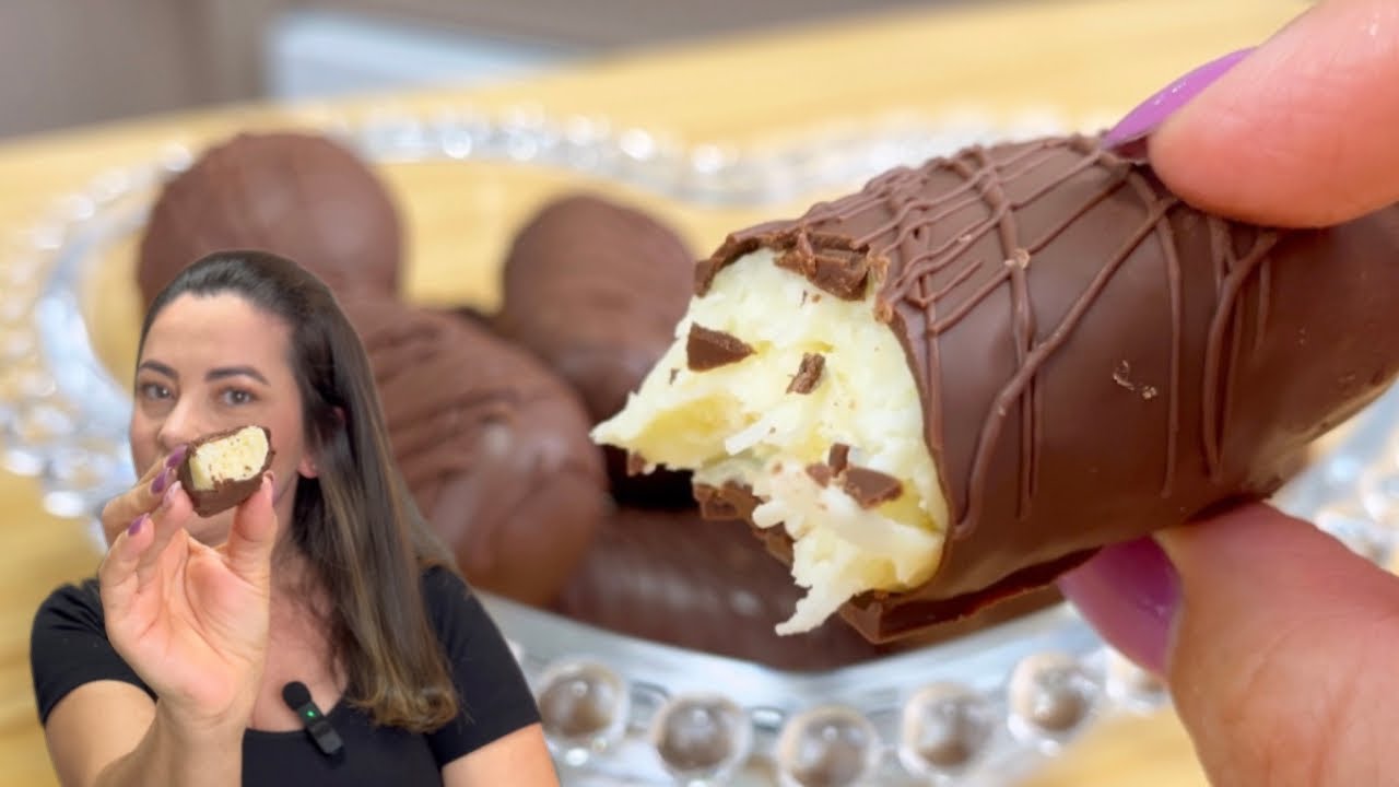 SEM LEITE CONDENSADO e SEM FOGÃO | BOMBOM DE PRESTÍGIO SUPER FÁCIL E DELICIOSO