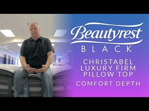 Beautyrest Black Christabel Luxury Firm Pillow Top Mattress Comfort Depth 3