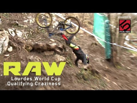 Vital RAW - Qualifying Craziness from World Cup DH, Lourdes