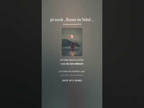 på norsk „Runen im Nebel des Fjords“  1