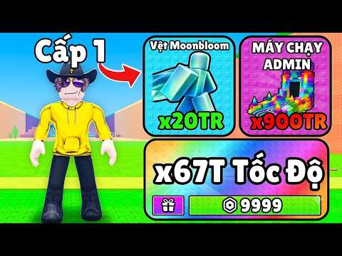 Bắt Đầu Lại Nhưng Tôi Sở Hữu Sức Vật Phẩm Buff Tốc Độ 10,000 ROBUX Trong Roblox Steal An Egg!
