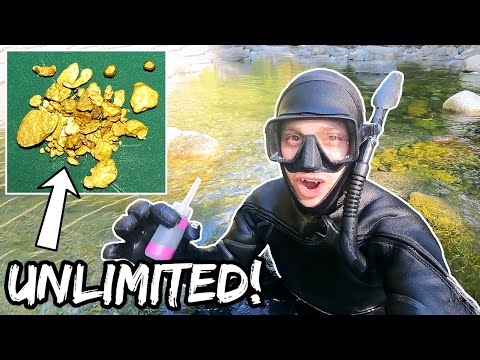 Finding An UNLIMITED Source Of Gold Underwater!
