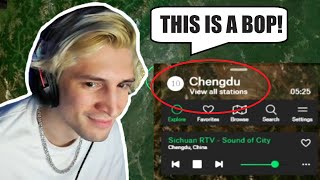 xQc Discovers International Radio Stations (FUNNY MOMENTS)