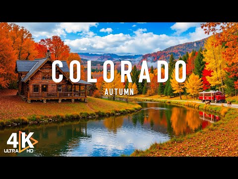 Autumn in Colorado, USA 4K 🍂 Scenic Drives, Aspen Trees & Rocky Mountains Fall Colors