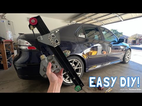 Saab 9-3 Quick Fix: Rear Window Regulator Replacement