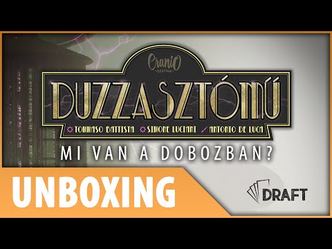 Duzzasztómű társasjáték unboxing és reboxing // mi van a dobozban? - :: DRAFT :: Társasjáték vlog