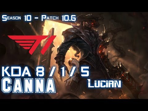T1 Canna LUCIAN vs CAMILLE Top - Patch 10.6 KR Ranked