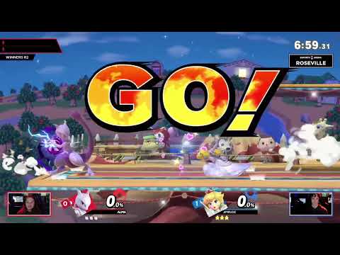 Alma (Mewtwo) vs Jimrude (Peach) -  WR 2  - Super Smash Tuesdays #30 @ Esports Arena Roseville