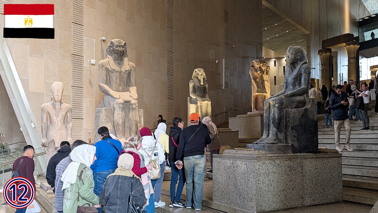 エジプト旅12｜17円のバスで行く『大エジプト博物館』が凄すぎた 6時間見ても終わらない圧倒的スケール