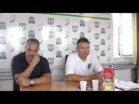 Pelikan Łowicz - Stal Rzeszów (18.08.2013) / konferencja pomeczowa