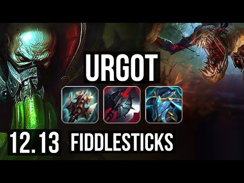 URGOT vs FIDDLE (JNG) | 6/1/6, 1.0M mastery | NA Diamond | 12.13