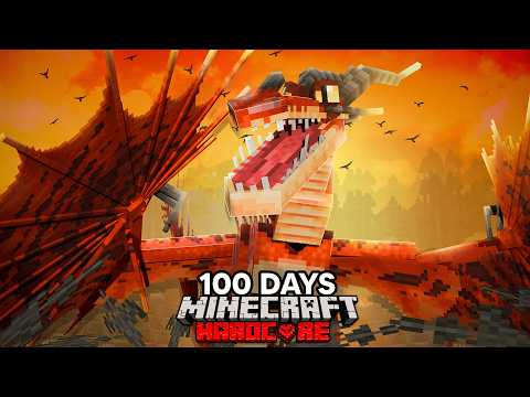 I Survived 100 Days in a World of Dragons in Minecraft Hardcore