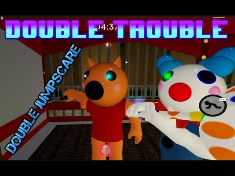 ROBLOX PIGGY CLOWNY + FOXY DOUBLE JUMPSCARE