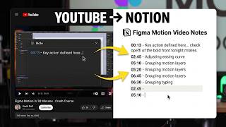 How to Take Timestamped YouTube Notes in Notion (Without Leaving the V